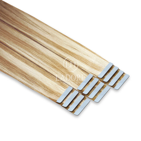 Giselle Blonde (#14/24) Invisible Tape-In Extensions