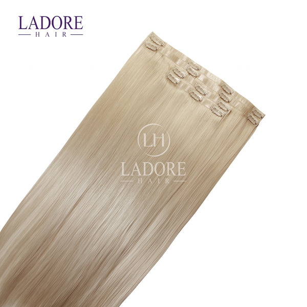 Beach Bunny Blonde (#613) Seamless Clip-In Extensions