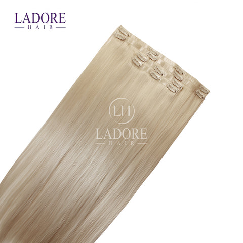 Beach Bunny Blonde (#613) Seamless Clip-In Extensions