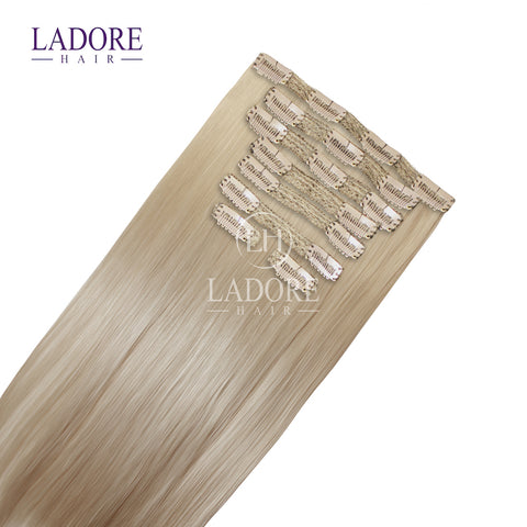 Beach Bunny Blonde (#613) 8-Piece Clip-In Extensions