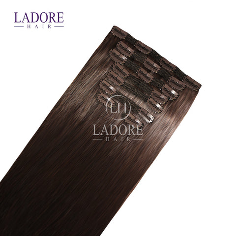 Brunette Lover (#2) 8-Piece Clip-In Extensions