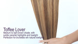 Toffee Lover (#6-10) One-Piece Clip-In Extensions Extensions