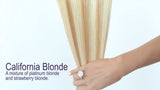 California Blonde (#613/27) One-Piece Clip-In Extensions