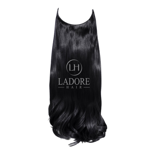 Midnight Dream (#1B) Transparent Wire Extensions