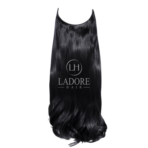 Midnight Dream (#1B) Transparent Wire Extensions