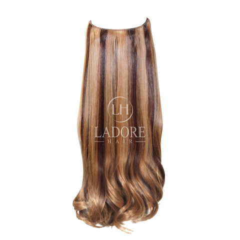 Beverly Hills Brunette (#4/27) Transparent Wire Extensions