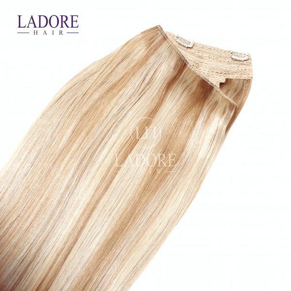 California Blonde (#613/27) One-Piece Clip-In Extensions