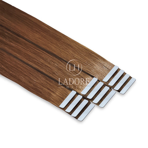 Chestnut Envy (#6) Invisible Tape-In Extensions