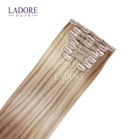 Sunkissed Blonde (#10/24) 8-Piece Clip-In Extensions